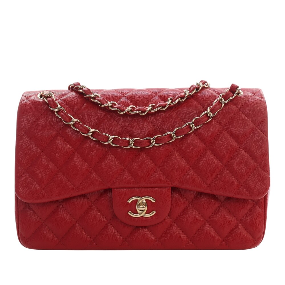 Pre-Loved Chanel Jumbo Classic Caviar Double Flap